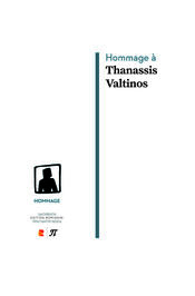 Thanassis Valtinos: Hommage à Thanassis Valtinos