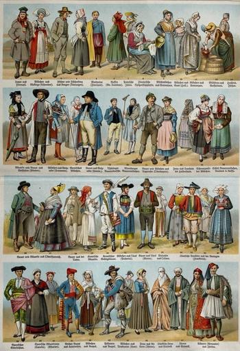 Europäische Volkstrachten