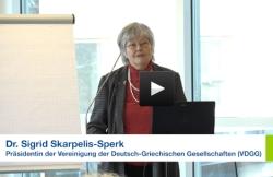Dr. Sigrid Skarpelis-Sperk, Präsidentin der Vereinigung der Deutsch-Griechischen Gesellschaften (VDGG)