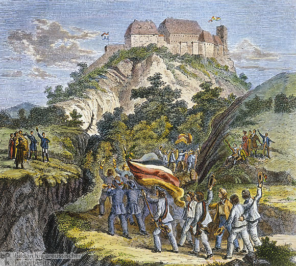 Wartburg-Demonstration 1817, unbekannter Künstler